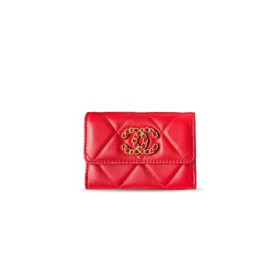 CHANEL 19 FLAP CARD HOLDER AP1790 (11.3*7.5*2cm)